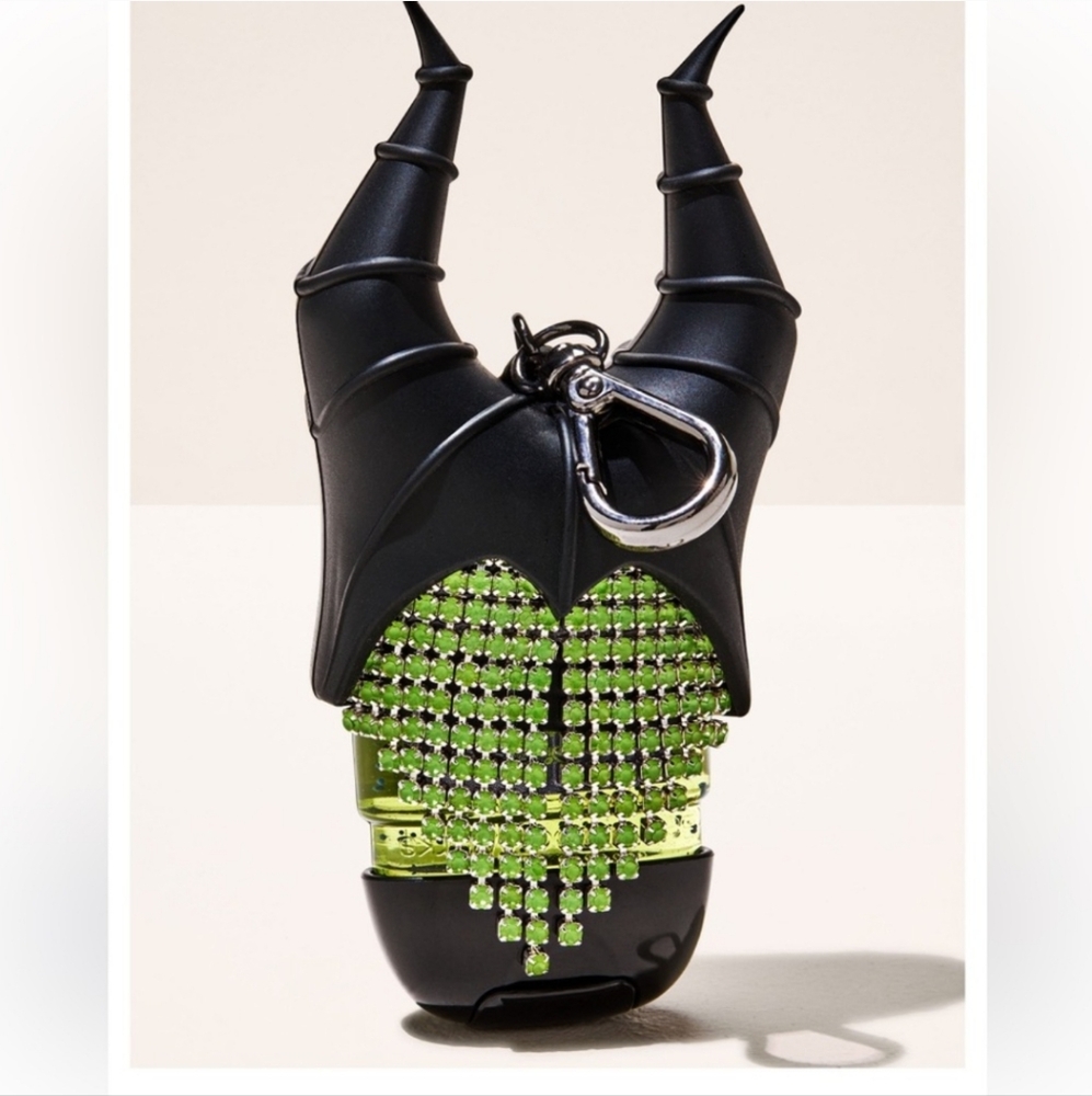 NWT Maleficent Green Gem Stones Pocket Bac Holder/Bath&Body Works💚🖤💚🖤💚🖤💚